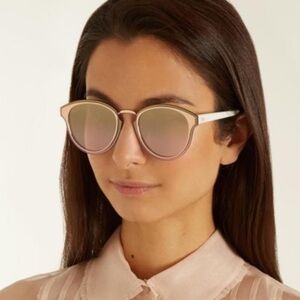 New Christian Dior AUTH Nightfall 35J2A Pink 63-22-150 Sunglasses